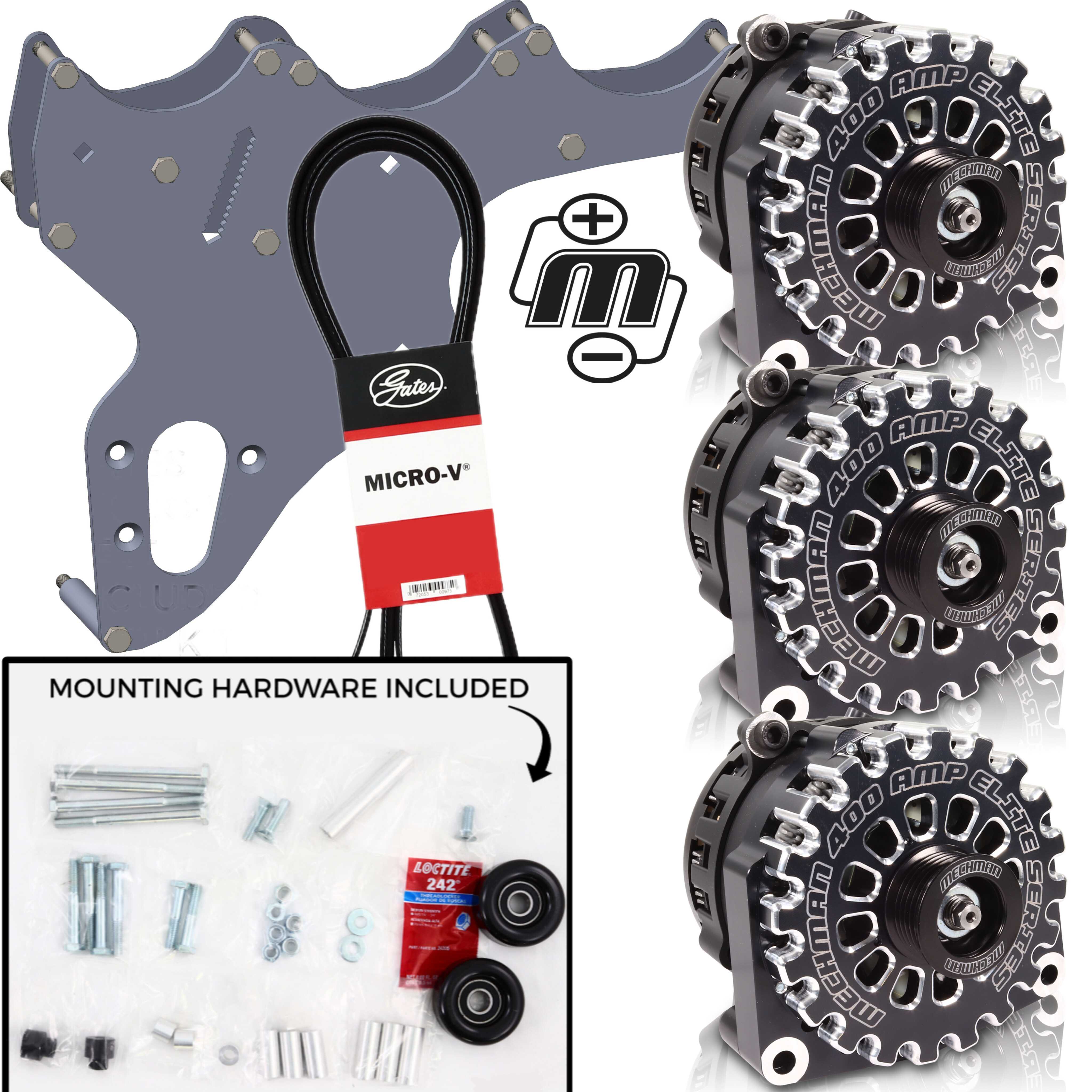 05-13 GM Trucks/SUV's Includes Three Alternators - Black