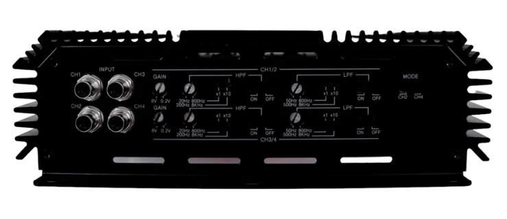 Ruthless Audio - 1500.4 - 250watts x 4 channel amplifier