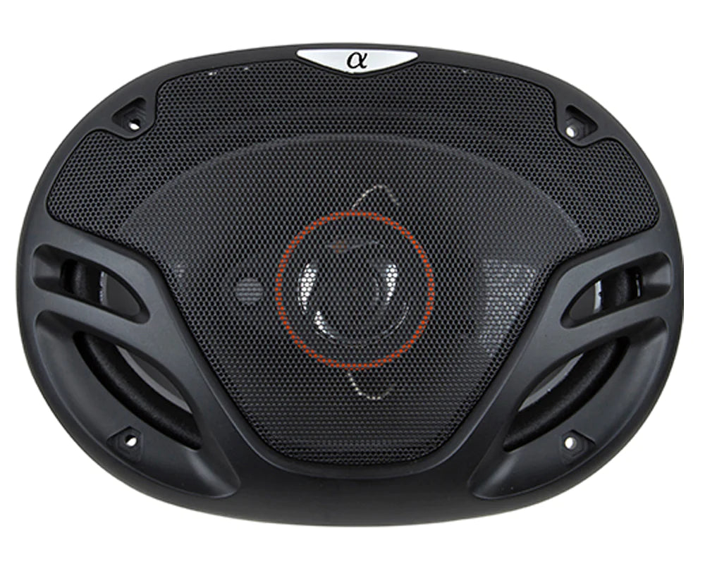 Alphasonik AS29 6X9 inch 500 Watts Max 3-Way Car Audio Coaxial Speakers (1 Pair)