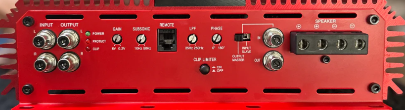 Ruthless Audio 7500.1 (Black & Red)