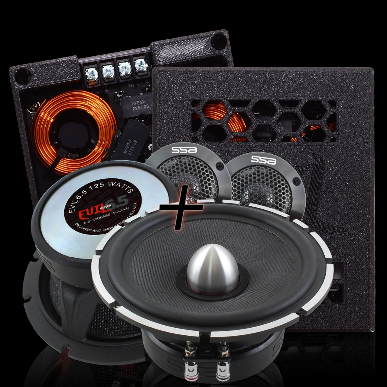SSA Evil Component Set - 4ohm – Sound Solutions Audio | Online Car