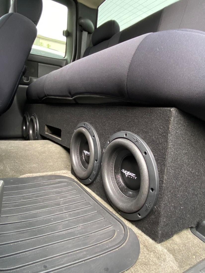 Silverado Extended S10 Crew Cab Subwoofer Box 10
