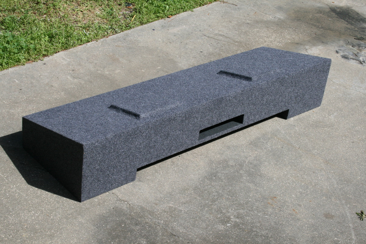 PORTED Dual Sub box 2007-2014 GM SIERRA CREW DUAL SUB BOX