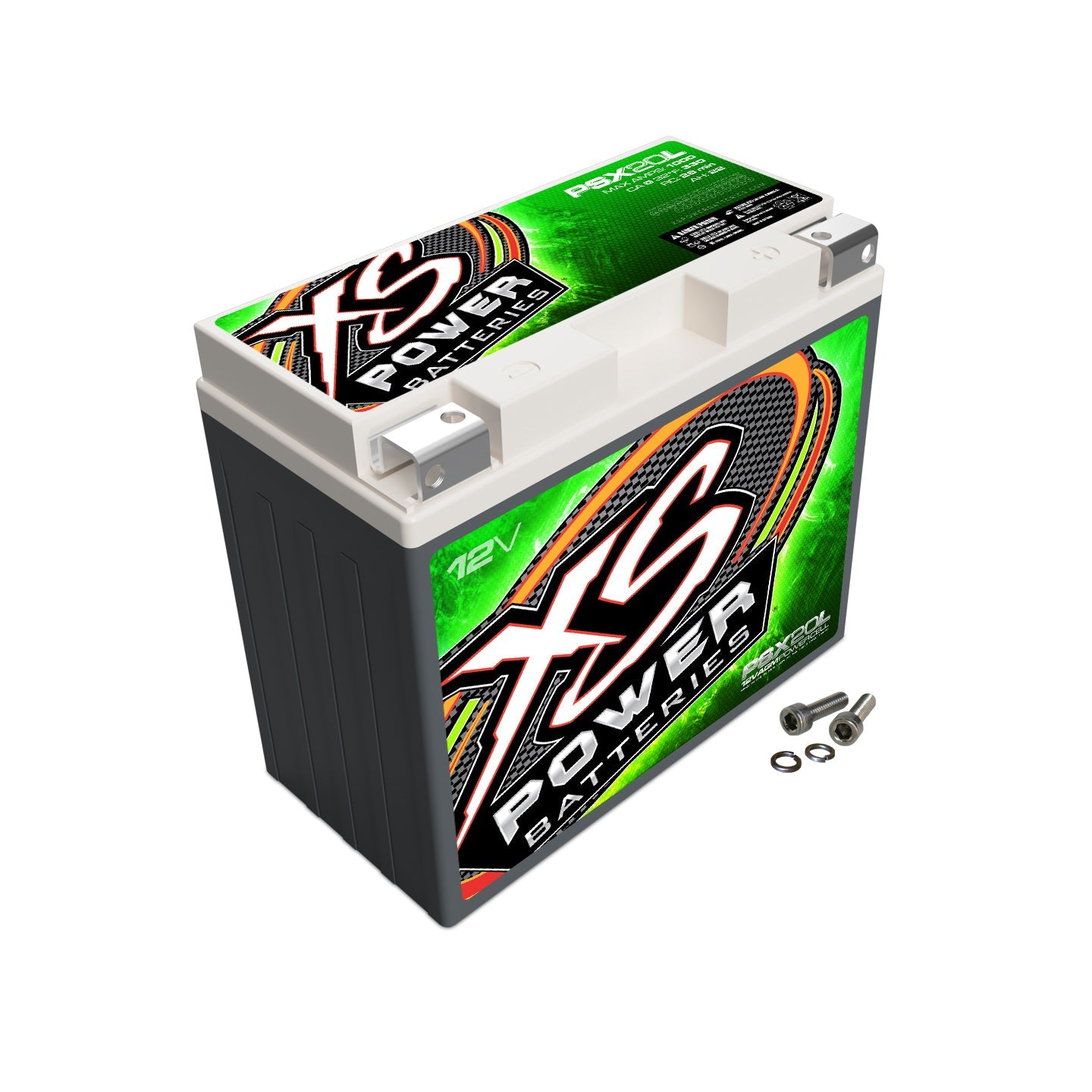 XS Power 12V Powersports Super Bank Capacitor Module - 1500 Max Amps With M6 Terminal Bolts
