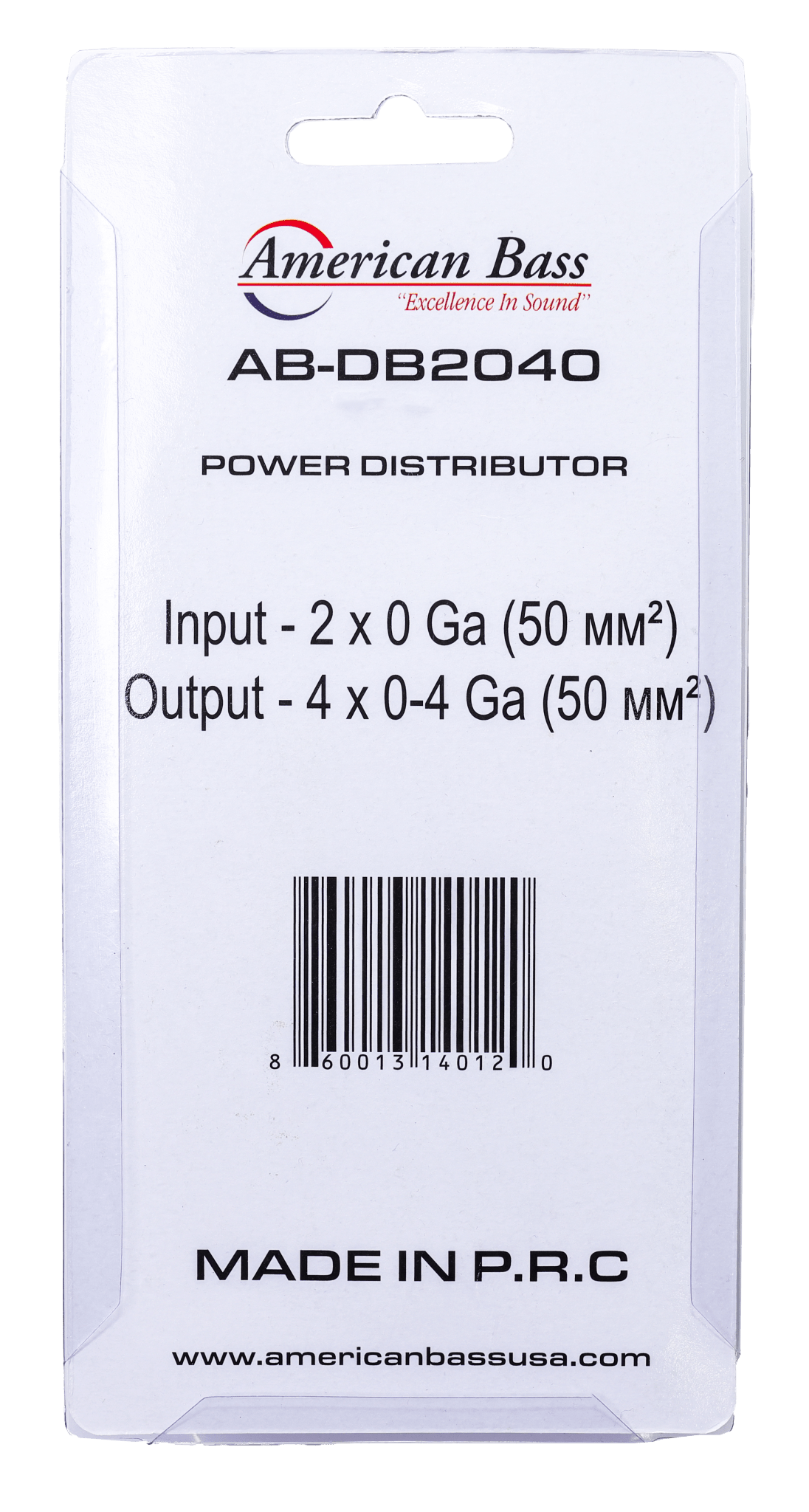 American Bass American Bass AB-DB2040 — 0 Gauge Power Distribution Block