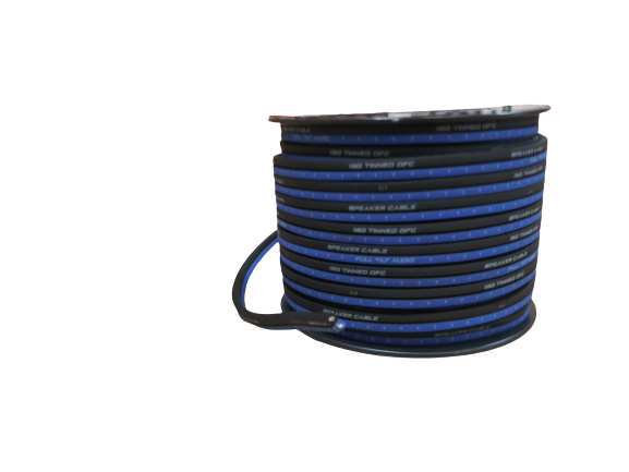 Full Tilt 16 Gauge Blue/Black 100' Tinned OFC Oxygen Free Copper Wire