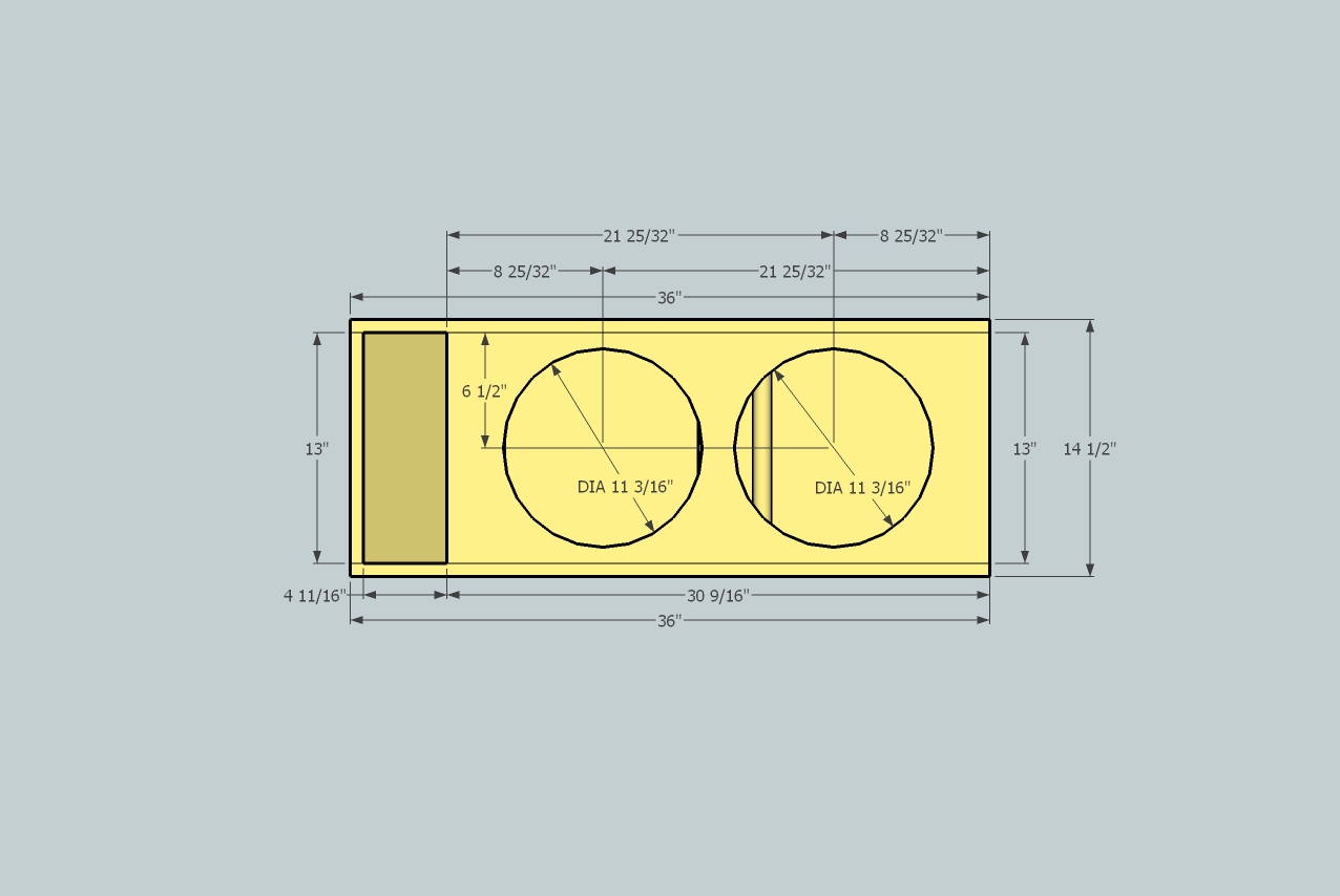 2 Woofer Enclosure Design
