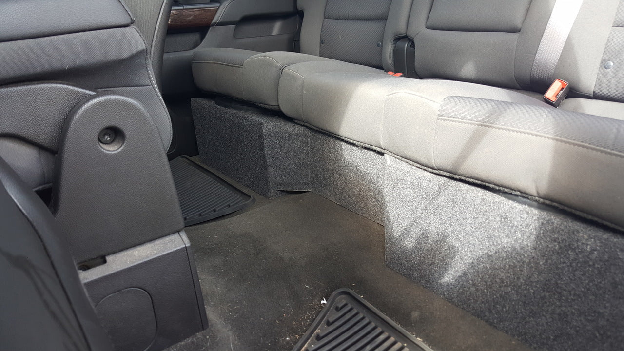 2014-UP Chevrolet Silverado Crew Cab Dual 10 Ported speaker box