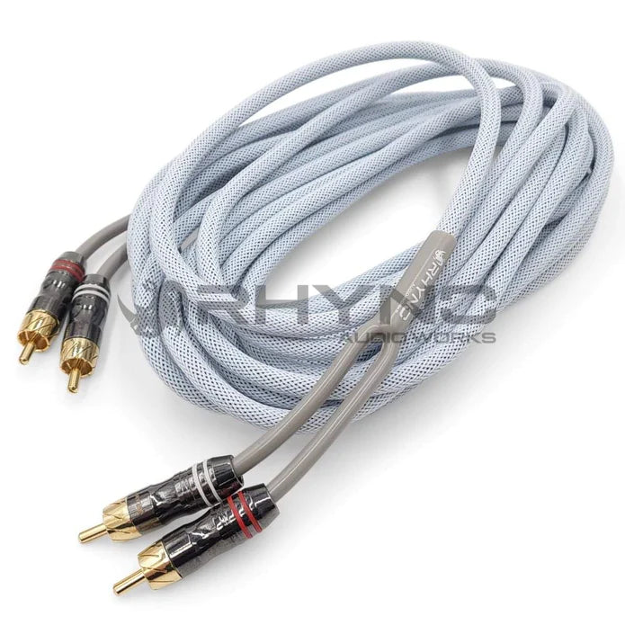 Rhyno 8000 Series Braided RCA Cables (Frost White) – Sound