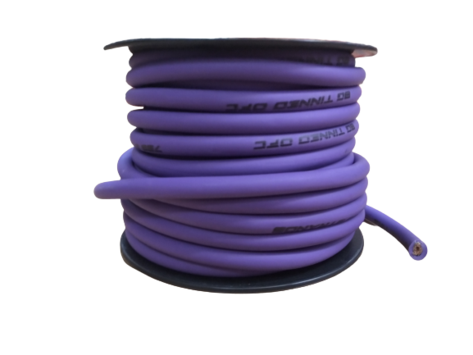 Full Tilt 8 Gauge Purple 50' Tinned OFC Oxygen Free Copper Power/Ground Cable/Wire