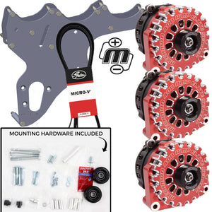 05-13 GM Trucks/SUV's Includes Three Alternators - Red