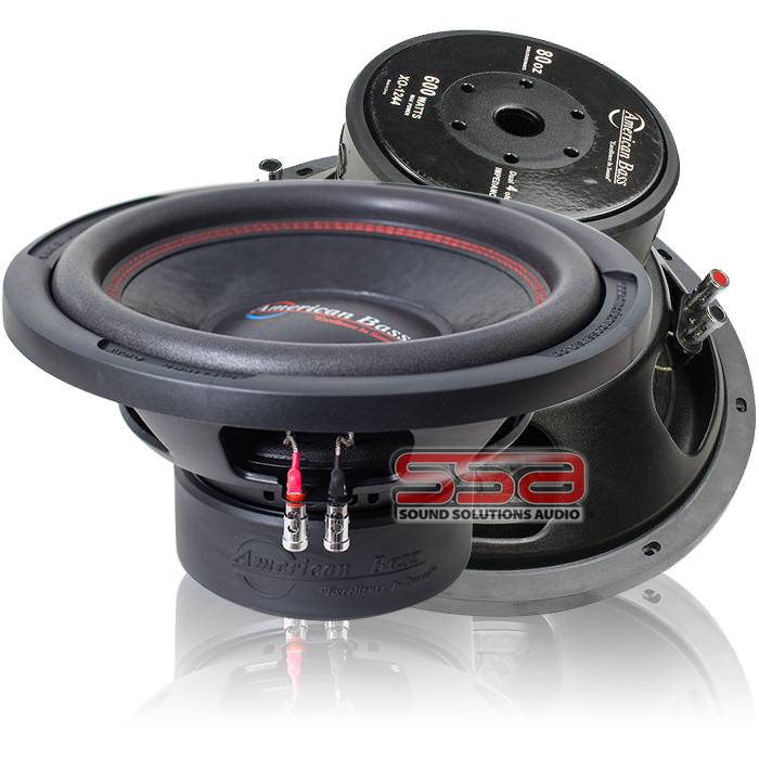 American Bass XO 1044 10 Inch 400w RMS DVC 4 Ohm Subwoofer