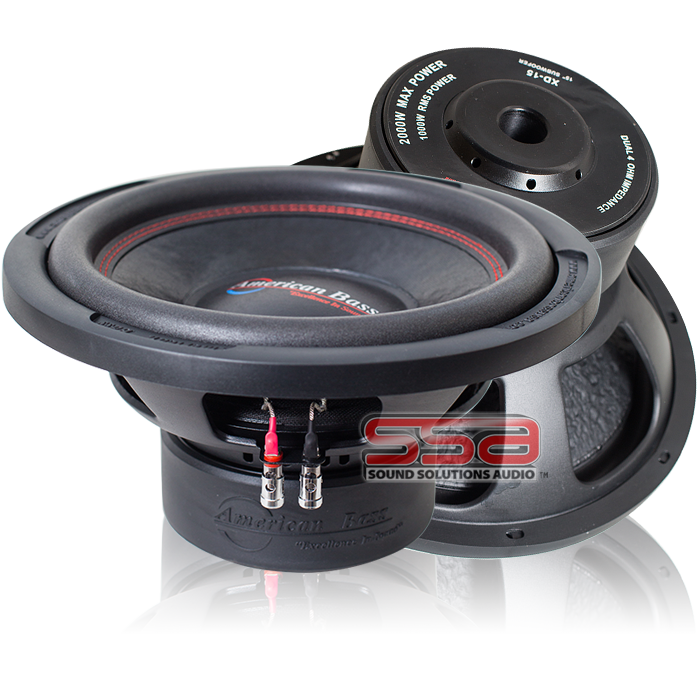 American Bass XD 1544 15 Inch 700w RMS DVC 4 Ohm Subwoofer