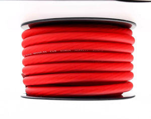 American Bass 1/0 Gauge Mega Flex Power Cable 25/50ft Roll