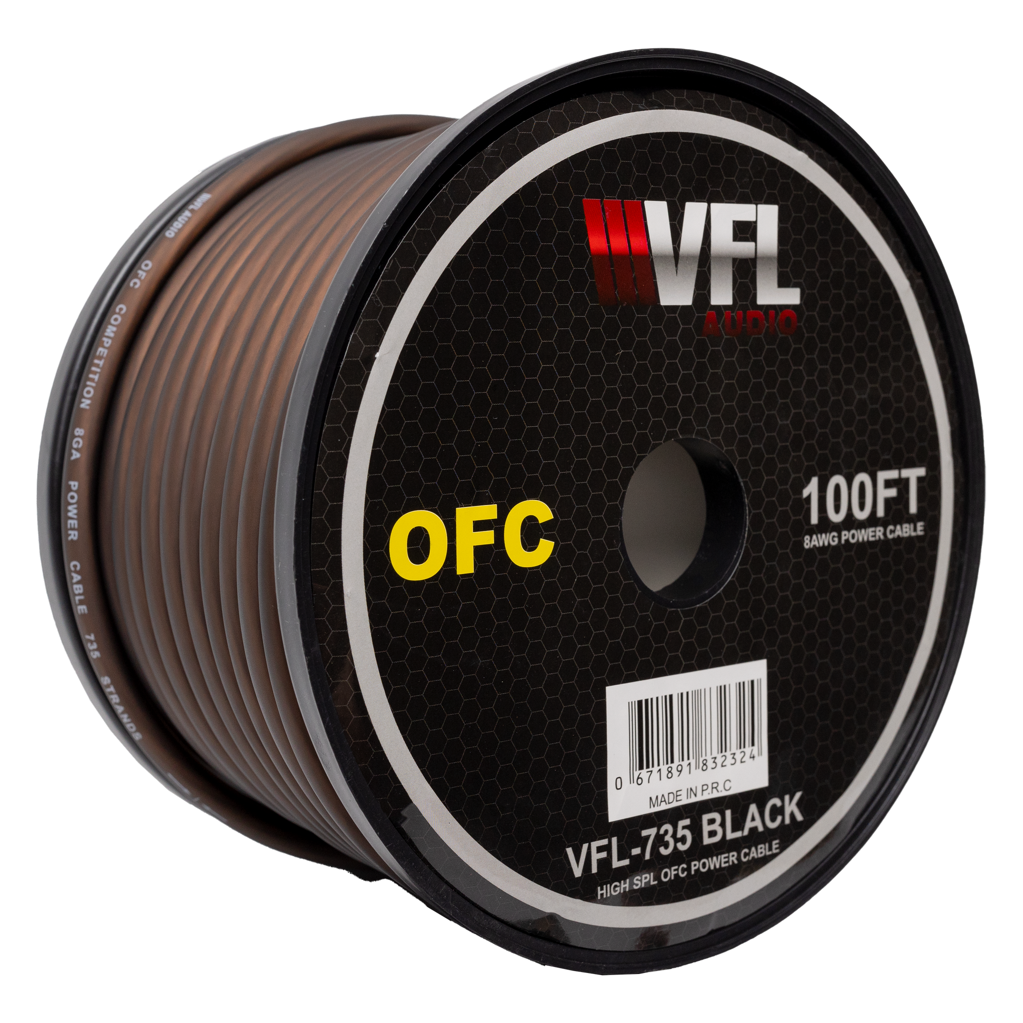 VFL Audio VFL 8 Gauge OFC Wire 100ft Roll