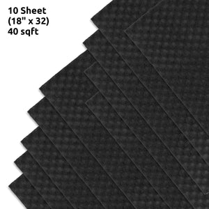 NVX 10 Sheets of Self-Adhesive Egg Crate Sound-Proofing Acoustic Foam