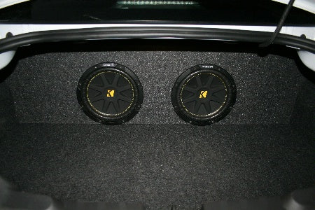 2010 to 2014 Chevrolet Camaro Coupe Dual Subwoofer Enclosure