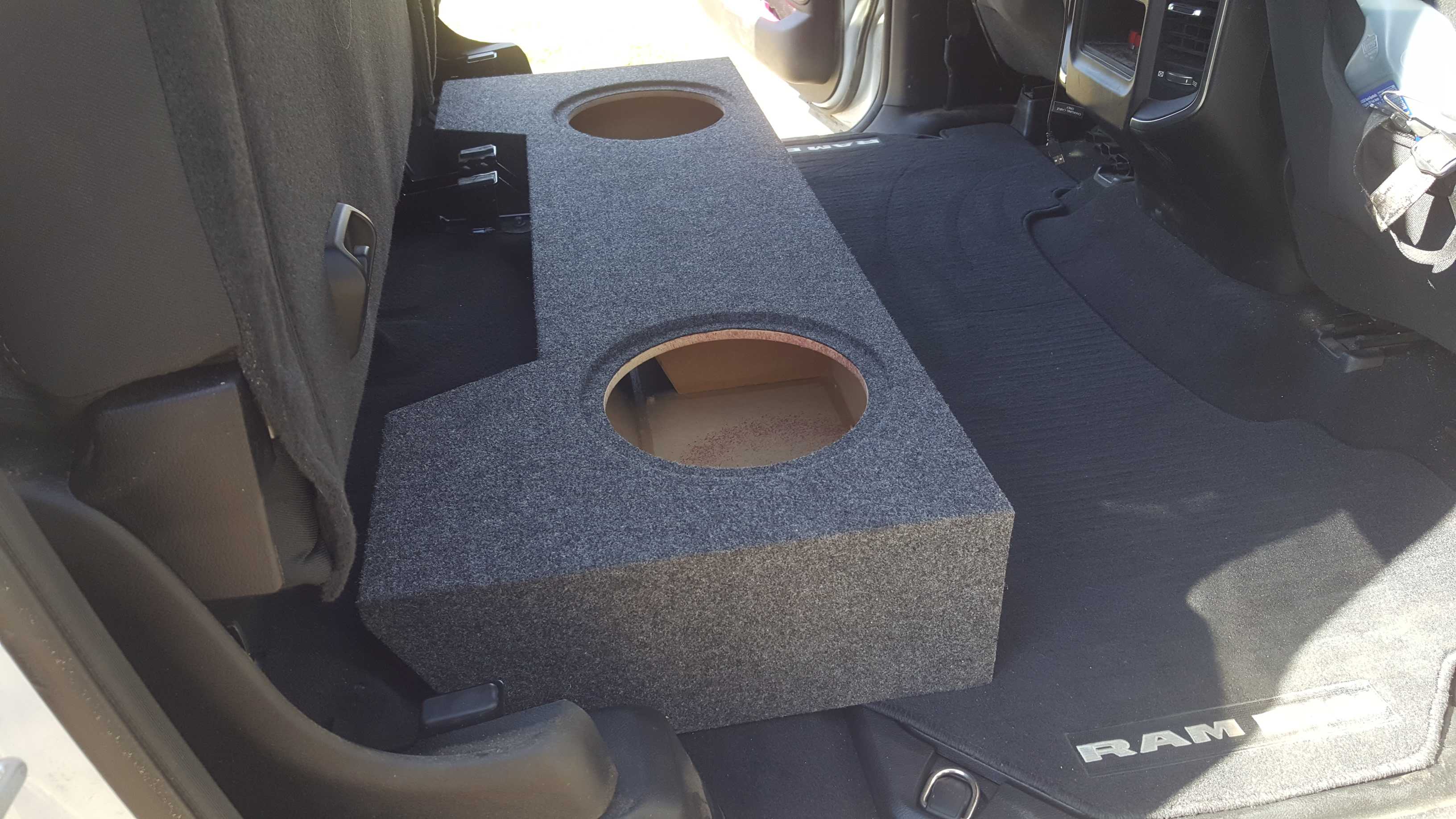 2019-23  DODGE RAM CREW CAB PORTED SUBWOOFER BOX