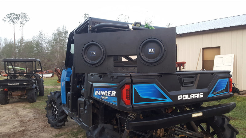 POLARIS RANGER CREW CAB 2013-17 PORTED SUBWOOFER BOX FOR UNDER THE SEAT