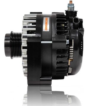 250 Amp Billet Racing Alternator for C7 Corvette - Black Anodized