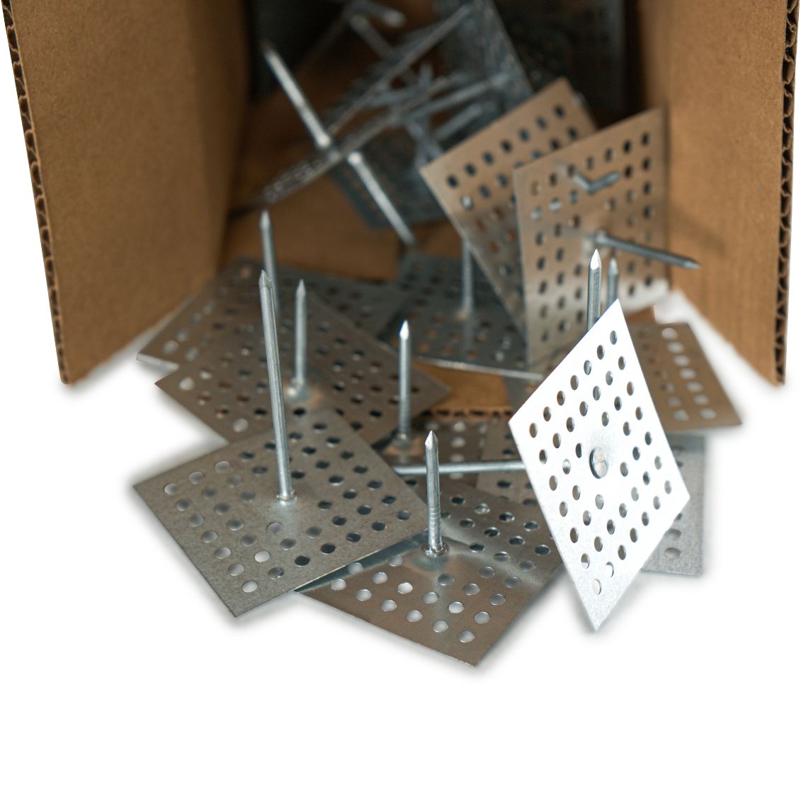 Stick Pin Insulation Hangers (Perforated Base)