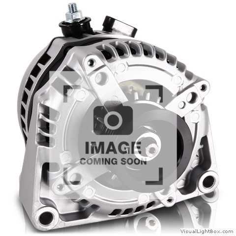 320-amp high output racing alternator for GM truck LS brackets - BLACK