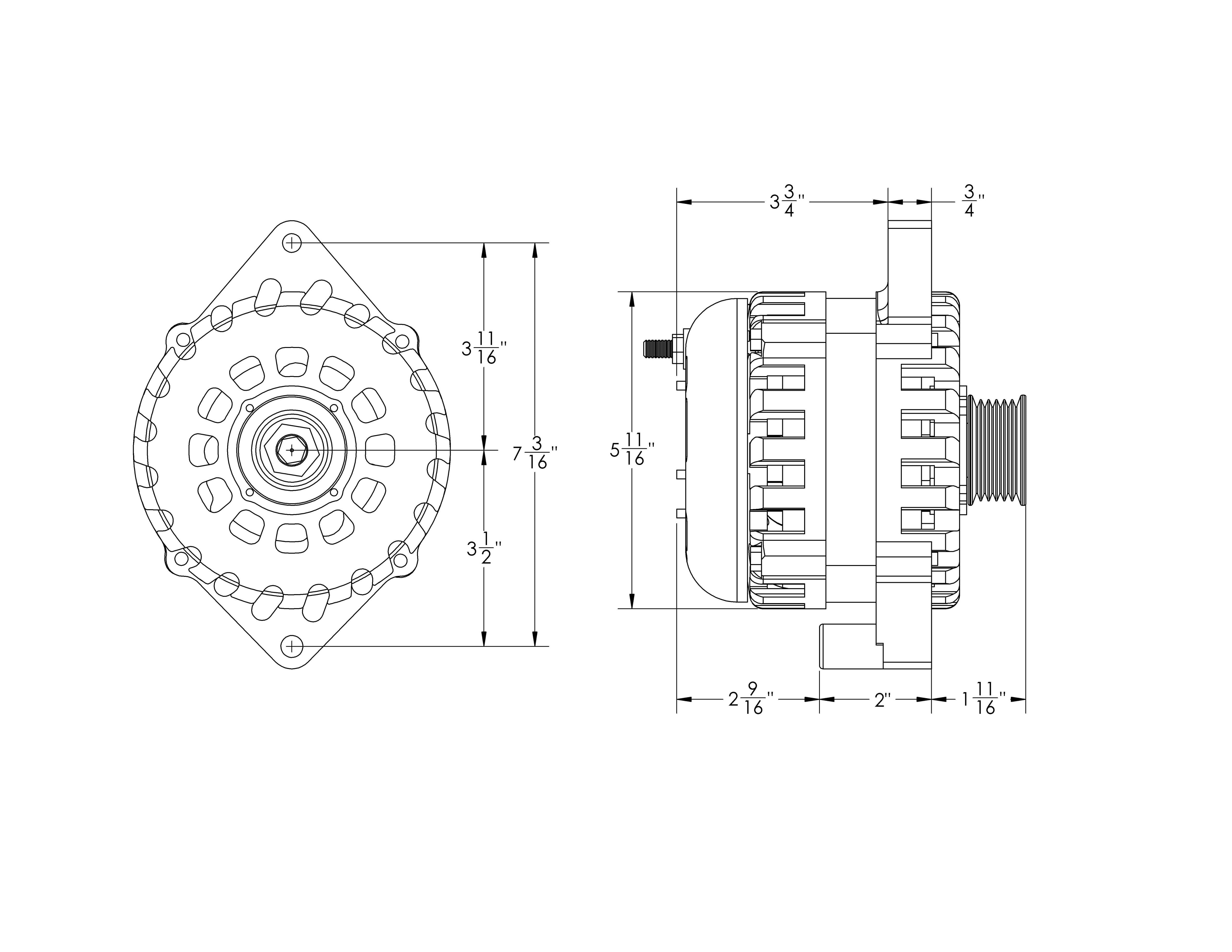 400 amp - Fits 6 & 12 CS144 - Cast case *** CUSTOM FITMENT ONLY ***