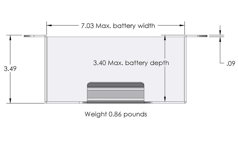 545 Stamped Aluminum Side Mount Box W/O Window