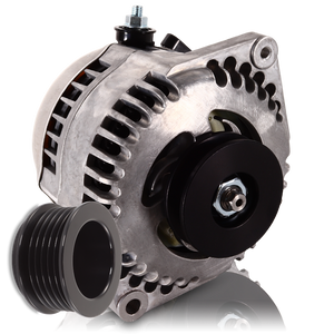 170 amp Racing alternator for 63-85 GM - Natural Finish (includes 2 pulleys)