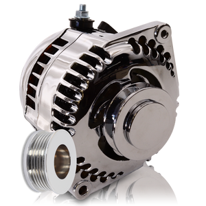 170 amp racing alternator - 63-85 GM - Polished (includes 2 pulleys)