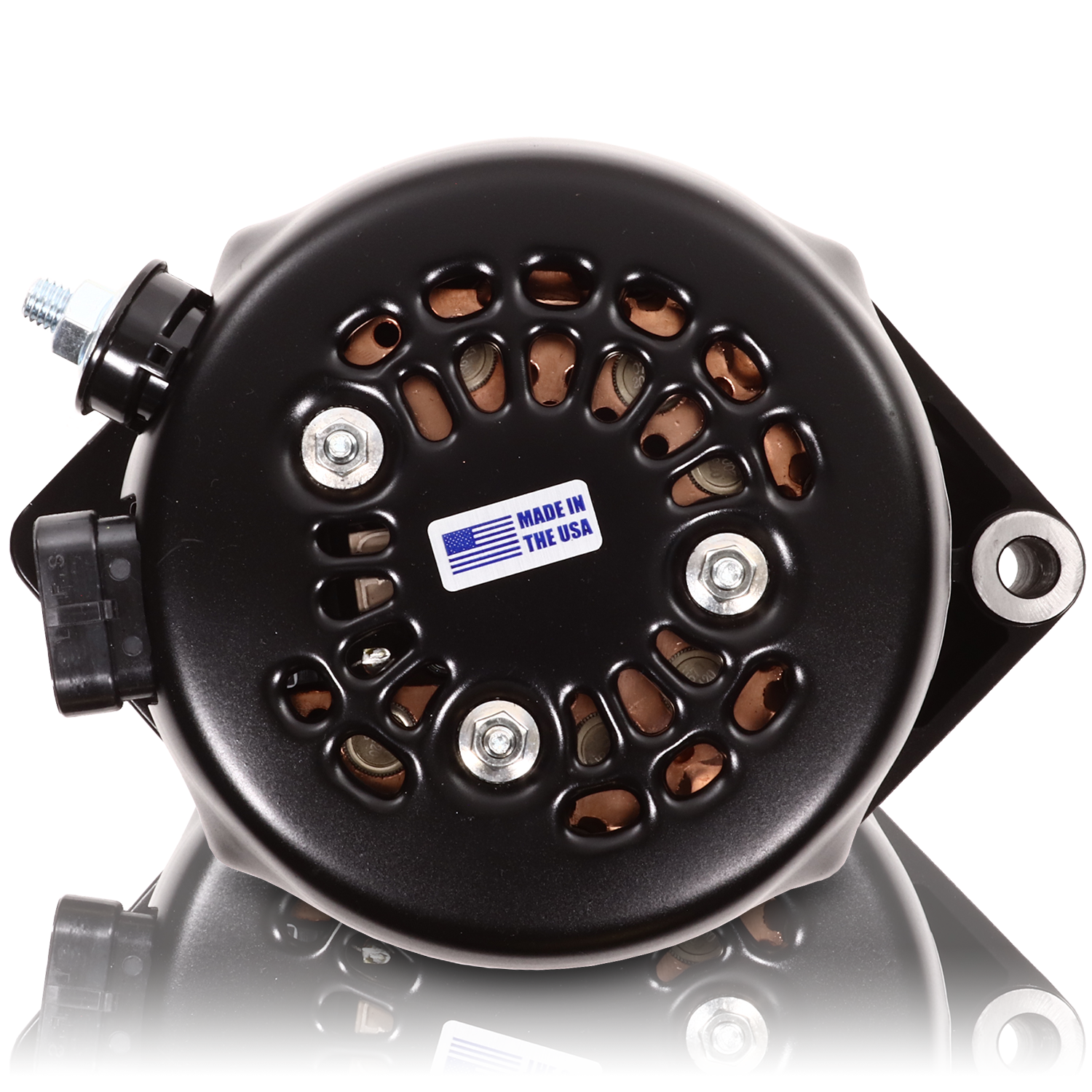 320 amp racing alternator -  BLACK