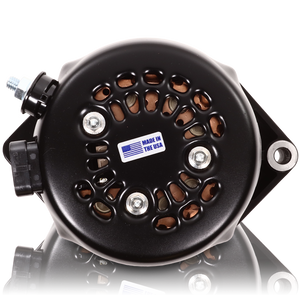 320 amp racing alternator -  BLACK