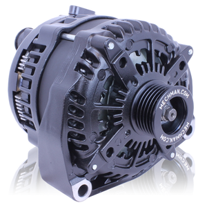 320 amp high output black alternator for Chevy / GMC / Tahoe / Suburban / Silverado / Escalade