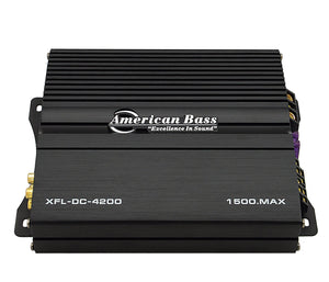 American Bass XFL DC 4200 4 Channel Amplifier