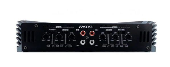 Avatar - ABR-200.2 2 Channel Class AB 200 Watt Black Amplifier Buran Series