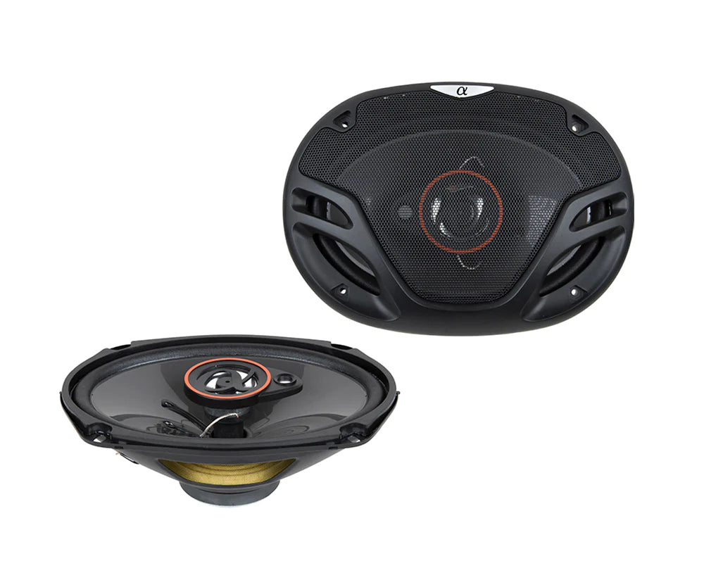 Alphasonik AS29 6X9 inch 500 Watts Max 3-Way Car Audio Coaxial Speakers (1 Pair)