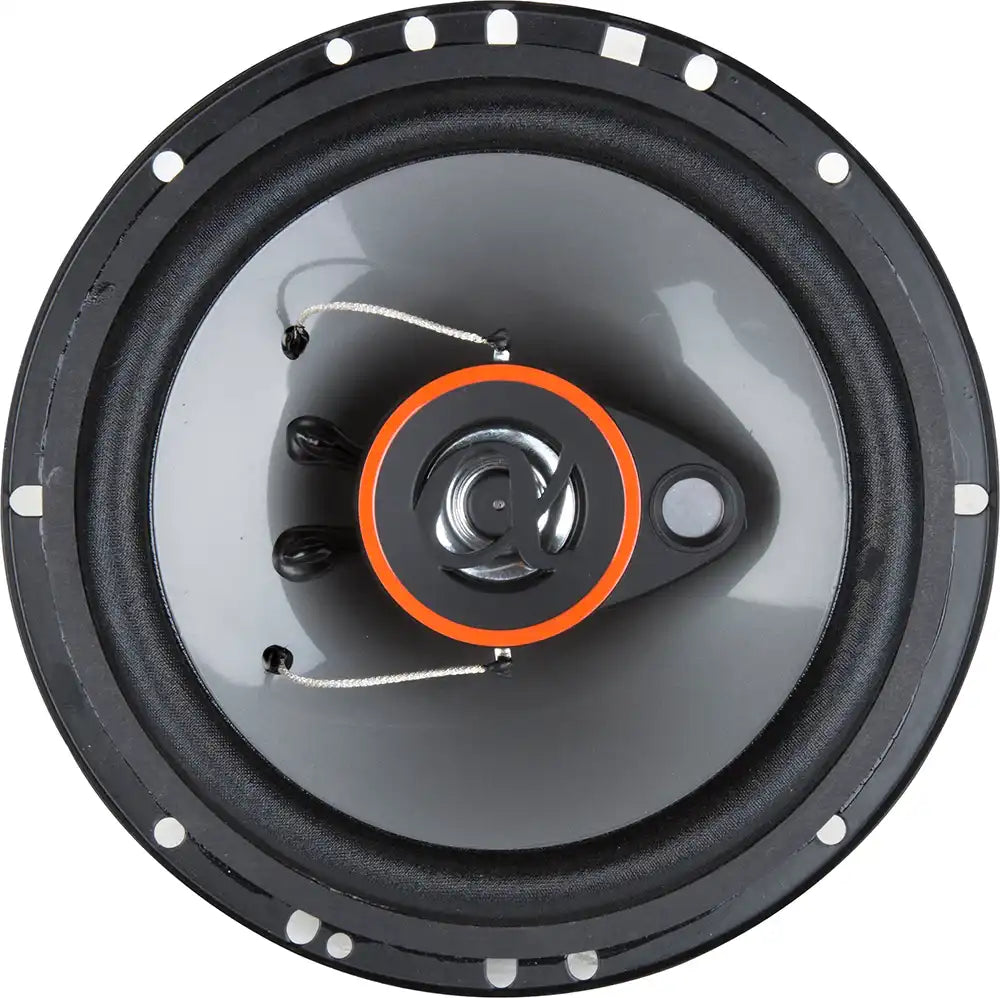 Alphasonik AS26 6.5 inch 3-Way Car Audio Full Range Coaxial Speakers with Grills (2 Pairs)