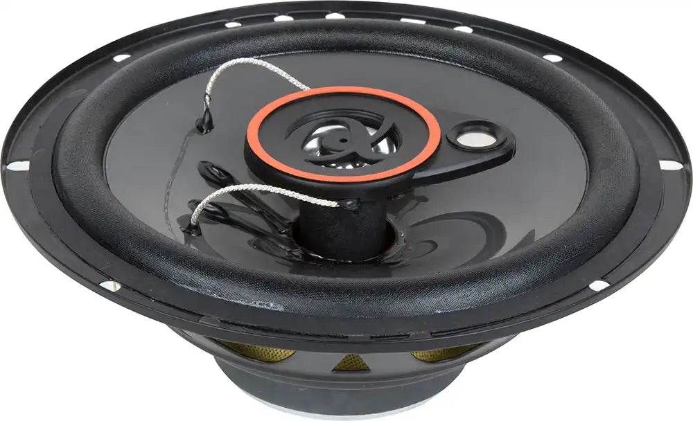 Alphasonik AS26 6.5 inch 3-Way Car Audio Full Range Coaxial Speakers with Grills (2 Pairs)