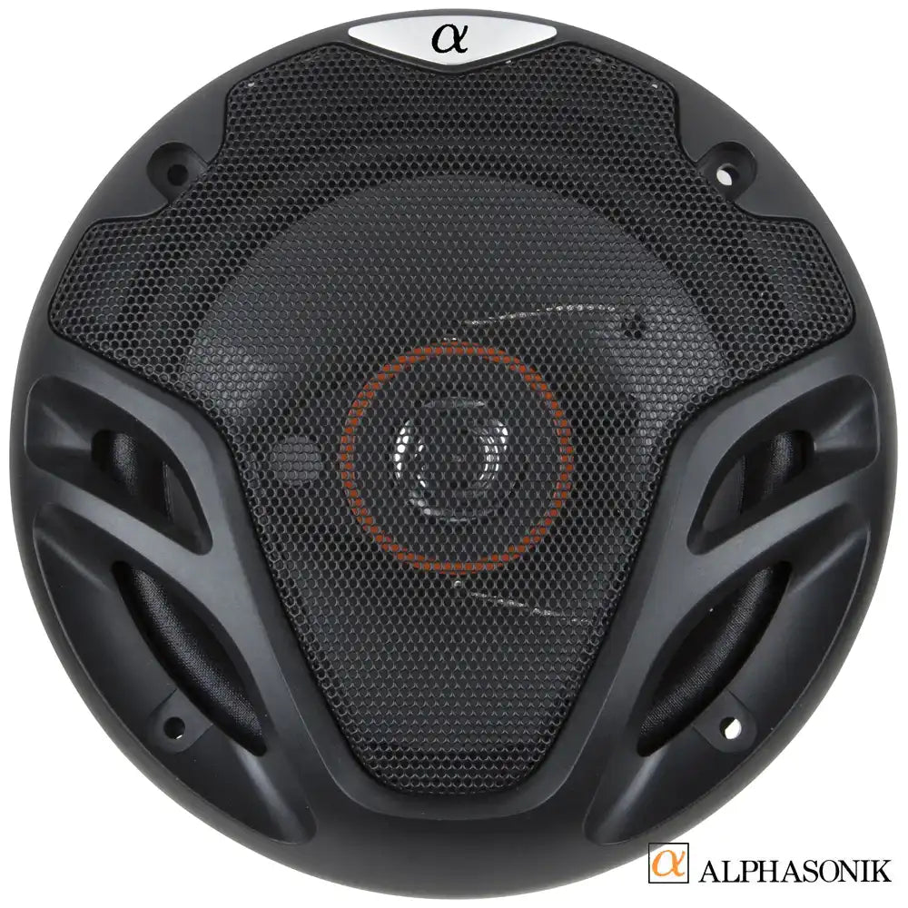 Alphasonik AS26 6.5 inch 350 Watts Max 3-Way Car Audio Coaxial Speakers (1 Pair)