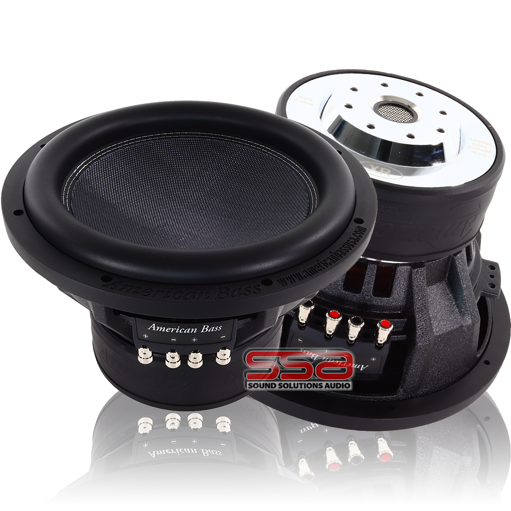 American Bass XR12-D4  12 Inch 1200w Dual 4 Ohm OPEN BOX