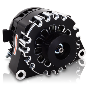 S Series Billet 170 AMP Racing Alternator For C6 Corvette - Black Anodized