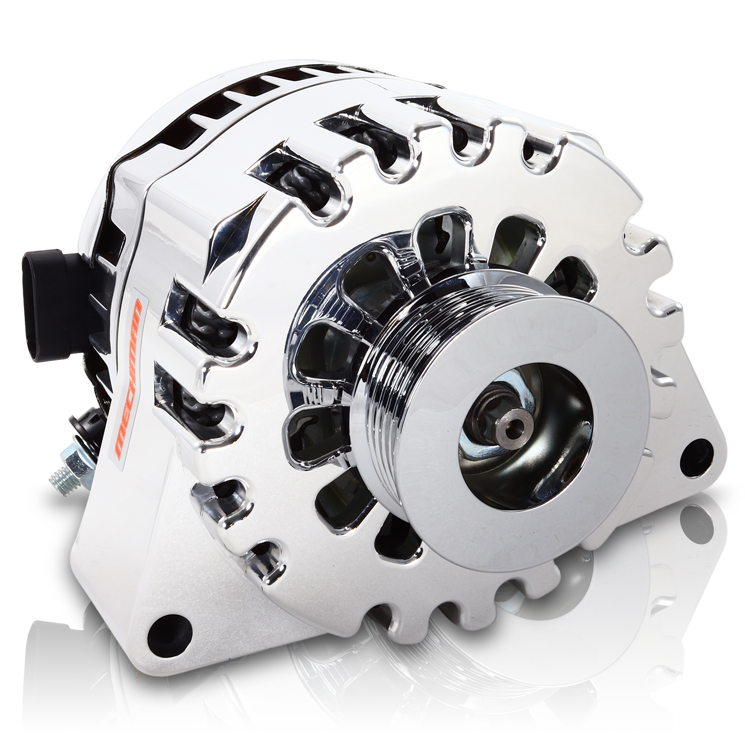 S Series Billet 170 AMP Racing Alternator For C6 Corvette - Chrome Finish