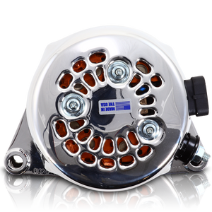 S Series Billet 170 AMP Racing Alternator For C6 Corvette - Polished Finish