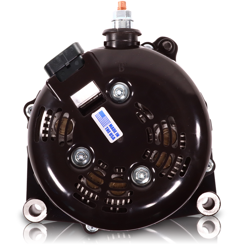 High output 400 Amp Black Billet  Alternator for 14-18 GM Silverado Sierra Suburban Tahoe Escalade