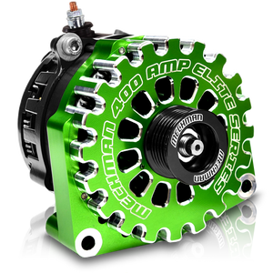 High output 400 Amp Green Billet  Alternator for 14-18 GM Silverado Sierra Suburban Tahoe Escalade