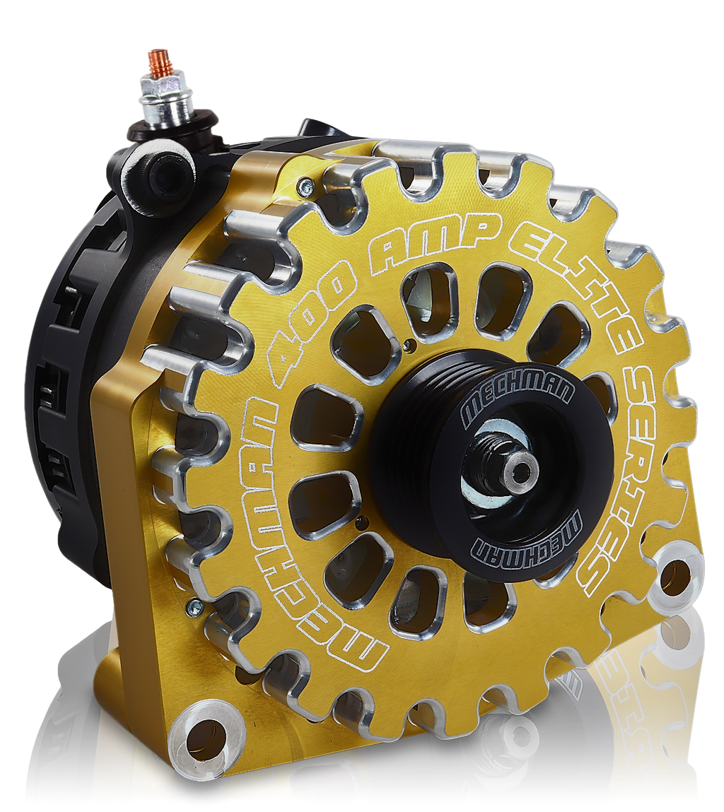 High output 400 Amp Gold Billet  Alternator for 14-18 GM Silverado Sierra Suburban Tahoe Escalade