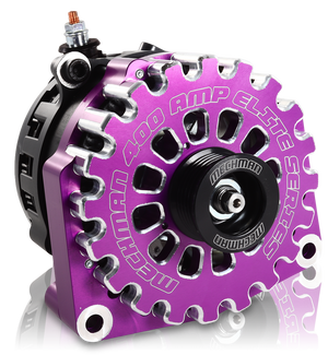 High output 400 Amp Purple Billet  Alternator for 14-18 GM Silverado Sierra Suburban Tahoe Escalade