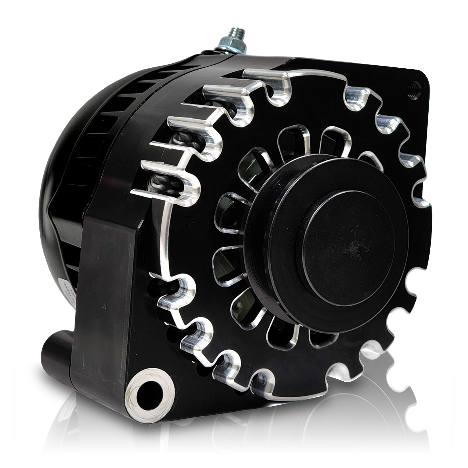 S Series Billet 170a racing alt - Early Ford - Black