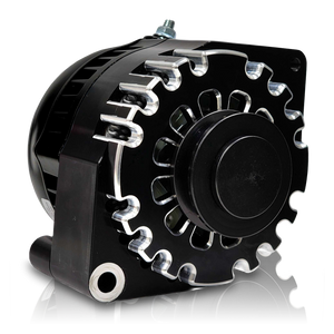 S Series Billet 170a racing alt - Early Ford - Black