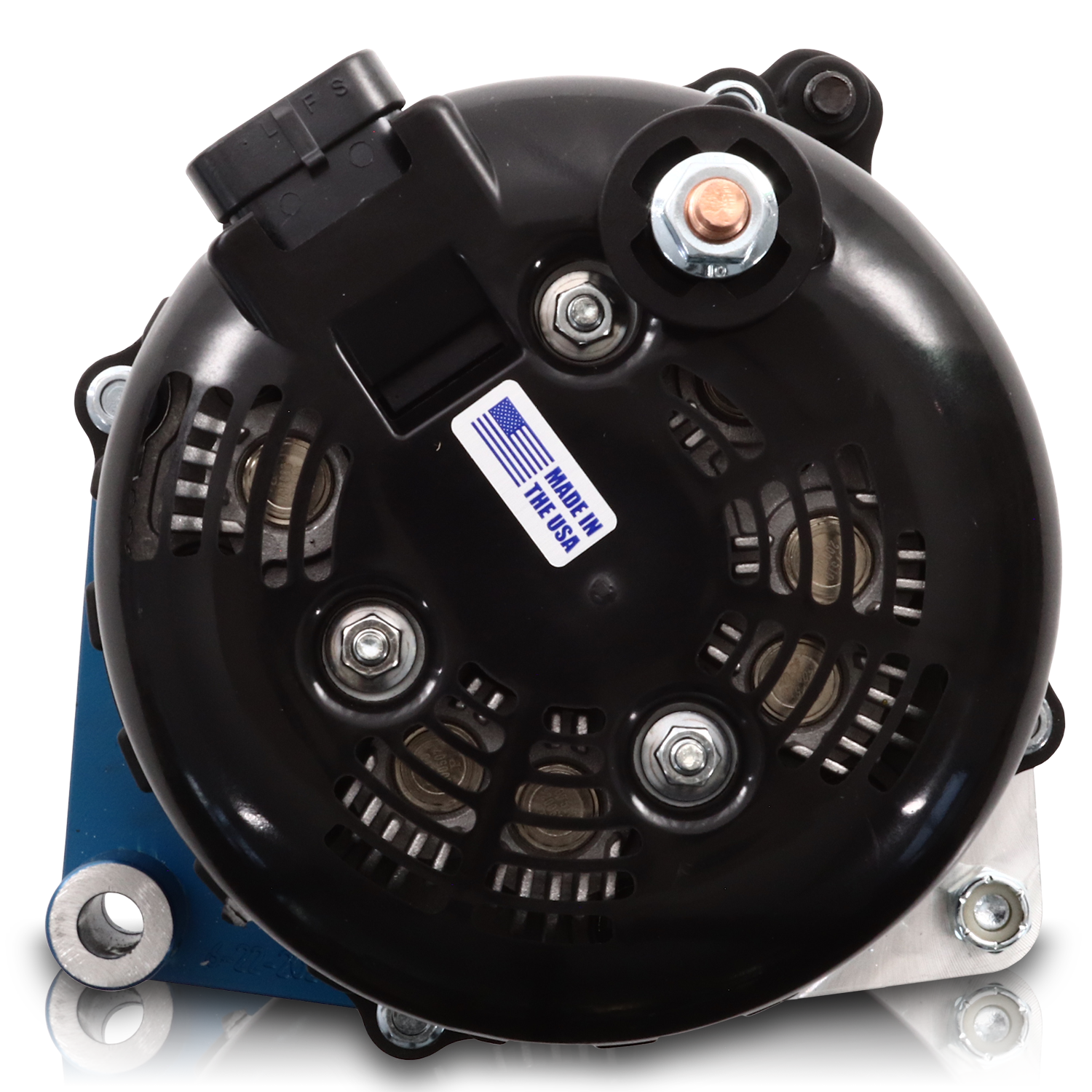 400 amp Elite series alternator for 88-95 GM Truck (Dark Blue)